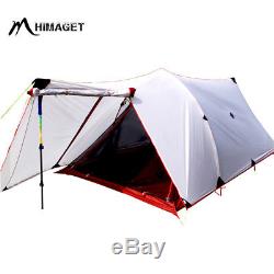 HIMAGET Lightweight 25D Nylon 2 Person Man 3 Season Tent Trekking Camping Canopy