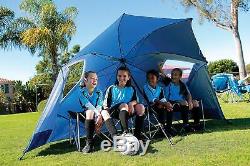 HUGE Beach Umbrella Sun Tent Family Pool Camping Sports Shelter Canopy XL 8-Foot