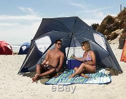 HUGE Beach Umbrella Sun Tent Family Pool Camping Sports Shelter Canopy XL 8-Foot