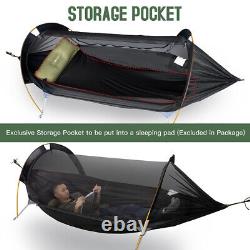 Hammock Tent With Mosquito Net And Rain Fly For 1/2 Preson Hiking Camping 440LBS