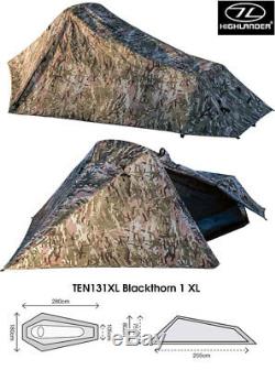 Highlander Blackthorn 1 Man Person Tent HMTC Backpacking Camping Ultralight Camo