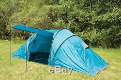 Highlander Cypress 6 Person, 2 Bedroom Festival Tent Camping Hiking