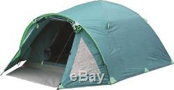Highlander Juniper 4 Person Dome Tent Camping Hiking Weekend Festivals Deep Blue
