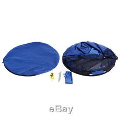Instant Automatic Pop Up Camping Hiking 2 Man Tent Blue With Carry Bag Portable