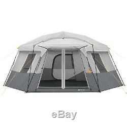 Instant Cabin Tent Ez Set Pop Up Hexagon 11 Man Person Outdoor Camping Shelter