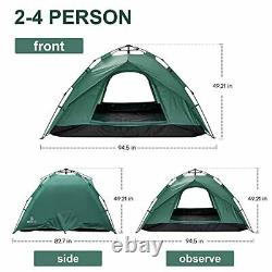 Instant Pop Up Tents for Camping, Double-Layer Waterproof One Tent Two Usage