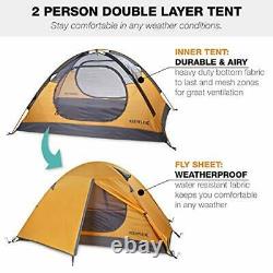 KeenFlex 2 Man Camping Tent Double Layer Ultra Light