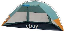 Kelty Cabana Shade Tent Quick Corner 3 Large Mesh Windows Front Malachite