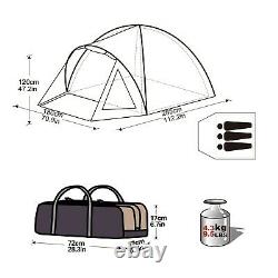 KingCamp Tents for Camping Waterproof 3 Man Tent Beach Tent