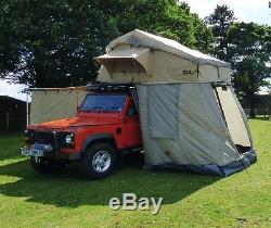 Land Rover Discovery 1&2 3 Man Roof Tent With Annex Travel Outdoor Camping