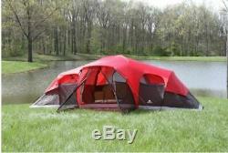 Large 10 Man Person Cabin Tent 2 Room Family Camping All Season Sleeping Unit