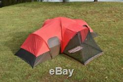 Large 10 Man Person Cabin Tent 2 Room Family Camping All Season Sleeping Unit