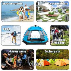 Large 5-7 Man Person Automatic Tent Festival Camping Fishing Rain Cover Outdoor