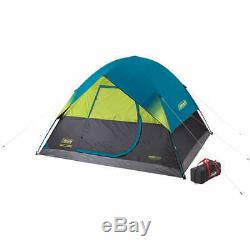 Large 6 Person Man Dome Tent Carry Bag & Rainfly Camping Sleeping Unit Shelter