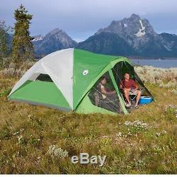 Large 8 Man Person Camping Tent Floored Screen Room Waterproof All Season Hiking