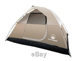 Large Dome Tent 2 Man 3 Season Rain Resistant Camping Hiking Fishing Spacious