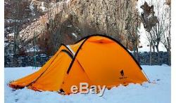 Light 2 Man Two Person Camping Tent Waterproof Dome Hoop Survival Mountaineering
