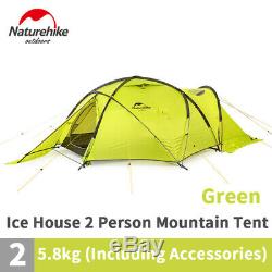 Light 2 Man Two Person Camping Tent Winter Snow Waterproof Tunnel Hoop Dome Bush
