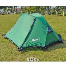 Light 2 Two Man 1 Single One Person Hiking Trekking Camping Shelter A Tent Green