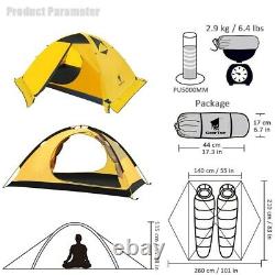 Light Single One Man 1 Person Waterproof Hiking Tent Winter Snow Camping Shelter