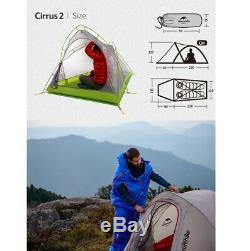 Light Waterproof 2 Person Two Man Hiking Tent Trekking Camping Dome 3 Season 1