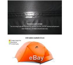 Light Waterproof 2 Person Two Man Hiking Tent Trekking Camping Dome 4 Season 1
