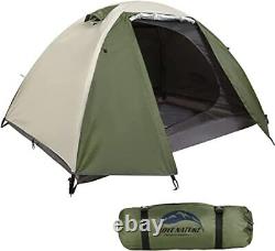 Lightweight Backpacking Tent, 2 Person Ultralight Waterproof Double Layer