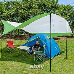 Lightweight Camping Tarp Shelter Beach Tent Sun Shade Awning Canopy Medium