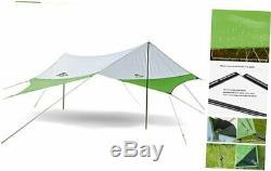 Lightweight Camping Tarp Shelter Beach Tent Sun Shade Awning Canopy with Tarp P