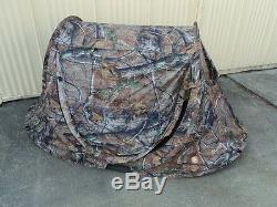 Lucky Bums Quick Camp Tent 1 Man Brown/Black Fits 2 Kids 100% Polyester