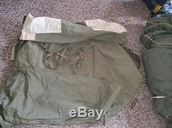 MILITARY 1950 10 MAN ARCTIC TENT 17x17 FT CAMPING HUNTING NO LINER OR POLE