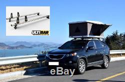 Mag-Tower 3 Man Hard Shell Roof Tent 2 Ulti Bars 145cm Wide Camping VW T5 SWB