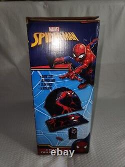 Marvel SPIDER-MAN 4 Piece Fun Camp Kit Tent / Sleeping Bag / Pack /Flashlight