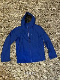 Men's Marmot GORE-TEX Minimalist Pro Jacket Blue Size Small Camping Hiking Tent