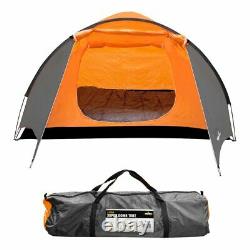 Milestone 4 Man Super Dome Camping Tent Orange