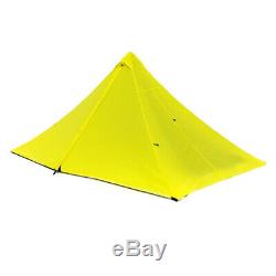 Military Outdoor 1 Man Pyramid Tent Camping Hunting Waterproof Sun Shelter
