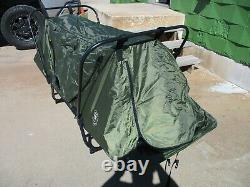 Military Single Man Tent Cot Bivouc Shelter Camp Bed Green Kamp Rite Original