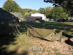 Military Surplus 2 Man Mountain Tent Cold Weather Camping Hunting Backpack Army