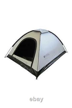 Mountain Warehouse 2 Man Tent Black Interior Water Resistant 2 Person Camping