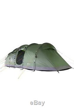 Mountain Warehouse Buxton 6 Man Tent Water Resistant Camping Tent