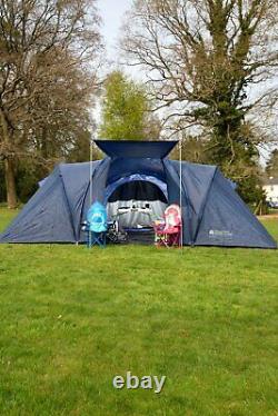 Mountain Warehouse Holiday 6 Man Dome Tent Large Shelter Camping Sleeping