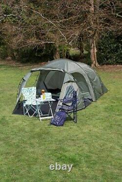 Mountain Warehouse Mini Break 4 Man Tent Festival Camping Tent
