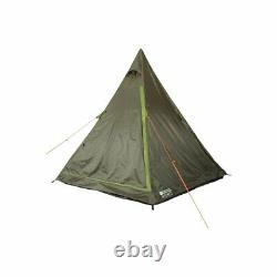 Mountain Warehouse Tepee 6 Man Tent Double Skin, Camping, Hiking