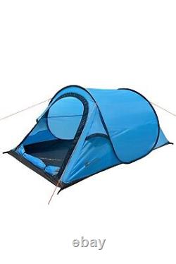 Mountain Warehouse Viva Pop Up 2 Man Tent Compact Waterproof Camping Dome