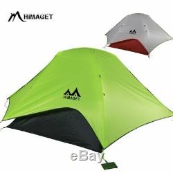 NEW 20D Double Layer Two Men 2 Person Backpacking Family Camping Tent 3 Season T