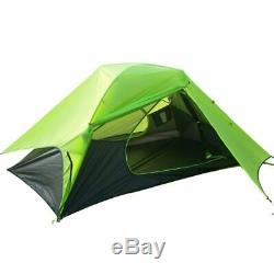 NEW 20D Double Layer Two Men 2 Person Backpacking Family Camping Tent 3 Season T