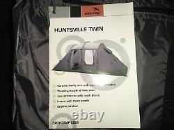 NEW In BOX Easy Camp Huntsville Twin Tunnel Tent, 4 Person, 3 Room, Storage Bag