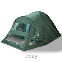 NGT Two Man Double Skinned Waterproof Fishing Camping Bivvy Tent with Ground Mat