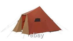 NORDISK Outdoor Camping Tent Thrymhelm 5 Tipi Pole Free Picante/Cashew for 5 Peo