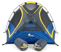 Napier Lite Pack Tent, Blue/Gray/Yellow, 7.3ft x 6.8ft, 91200